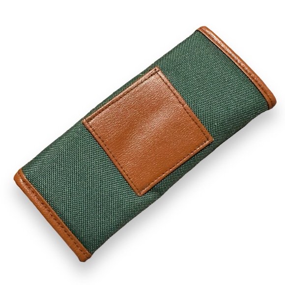 Field and Stream Green Canvas Metal Buckle Clasp Glasses Sunglasses Case Vintage - Picture 2 of 5